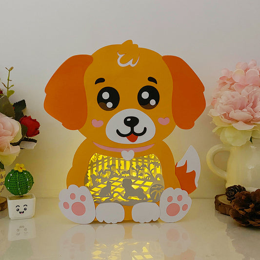 Dog And Cat – 3D Box SVG File for Cricut & Silhouette