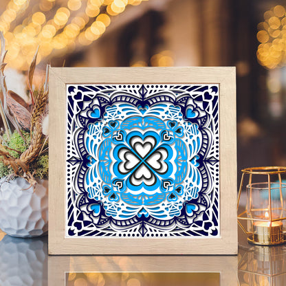Heart Mandala 3 – 3D Shadow Box SVG File for Cricut & Silhouette