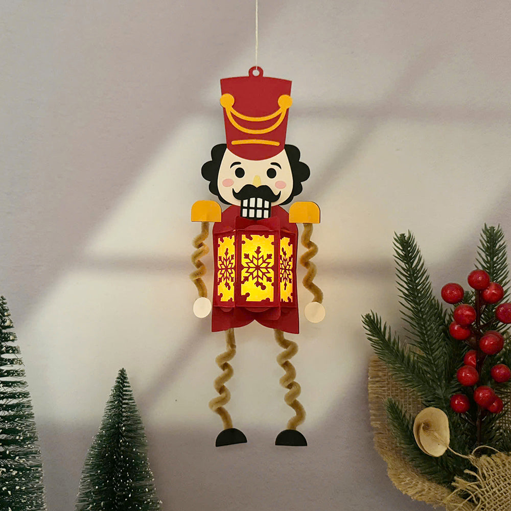 Nutcracker Hanging - 3D Christmas Lantern File - Cricut File  - VEKTOR KRAFT