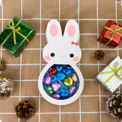 Easter Bunny White – Easter Candy Box File – 3D Box SVG File for Cricut & Silhouette