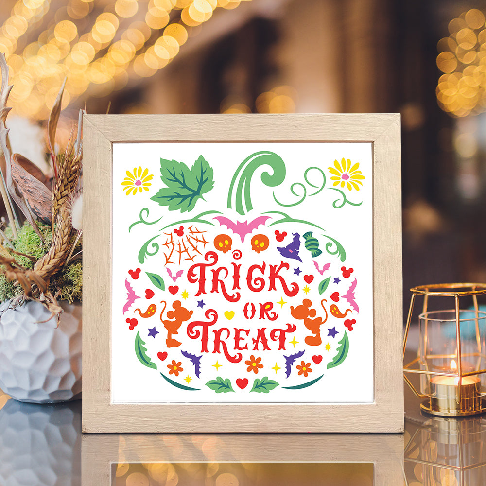Pumpkin Halloween 2 – 3D Halloween Paper Cut Shadow Box File - Cricut File - (8x8 inches) - VEKTOR KRAFT