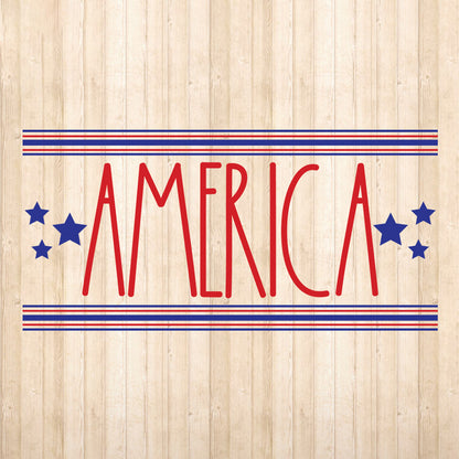 America – 3D Lightbox SVG File for Cricut & Silhouette