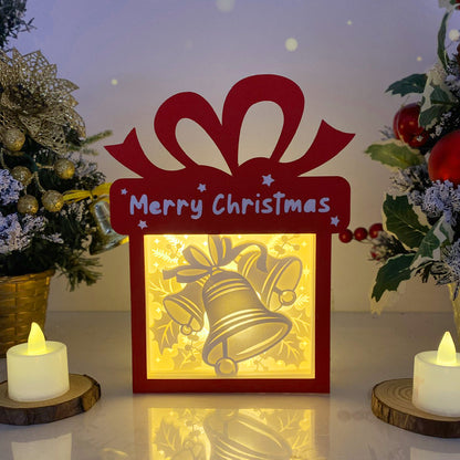 Christmas Bell – 3D Box SVG File for Cricut & Silhouette
