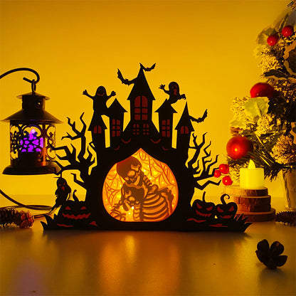 Skeletons – 3D Box SVG File for Cricut & Silhouette