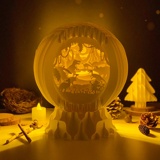 Dinosaur – 3D Pop-Up Card SVG File for Cricut & Silhouette