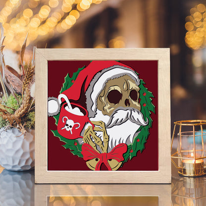 Santa Claus 7 – 3D Shadow Box SVG File for Cricut & Silhouette