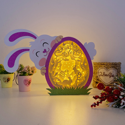 Happy Easter – 3D Easter Egg Box 2 File - Cricut File - VEKTOR KRAFT