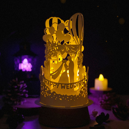 Wedding - 3D Dome Lantern File - Cricut File  - VEKTOR KRAFT