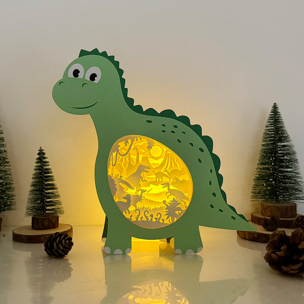 Dinosaurs 3 – 3D Box SVG File for Cricut & Silhouette