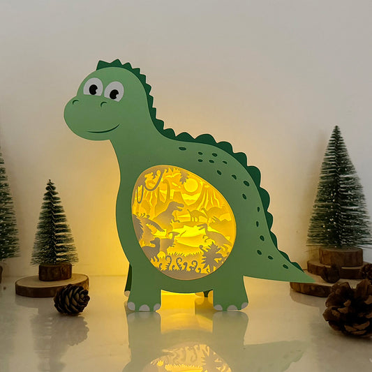 Dinosaurs 3 – 3D Box SVG File for Cricut & Silhouette
