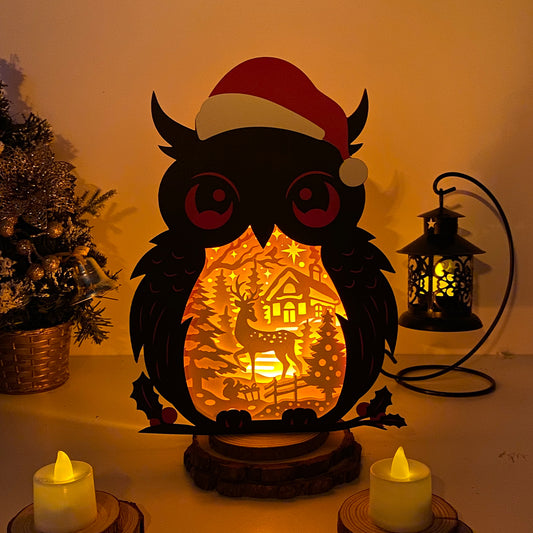 Christmas Deer – 3D Christmas Owl Box File - Cricut File - VEKTOR KRAFT