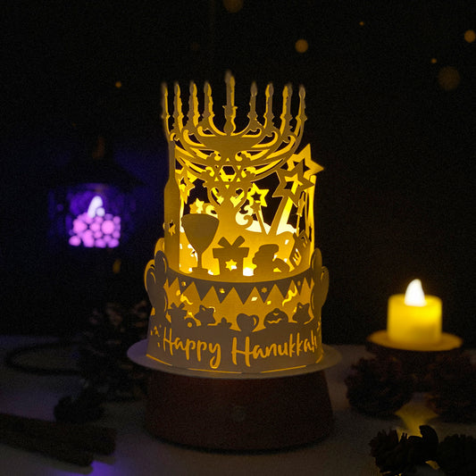 Hanukkah - 3D Dome Lantern File - Cricut File  - VEKTOR KRAFT