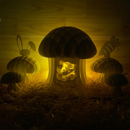 Rabbit – 3D Pop-Up Card SVG File for Cricut & Silhouette