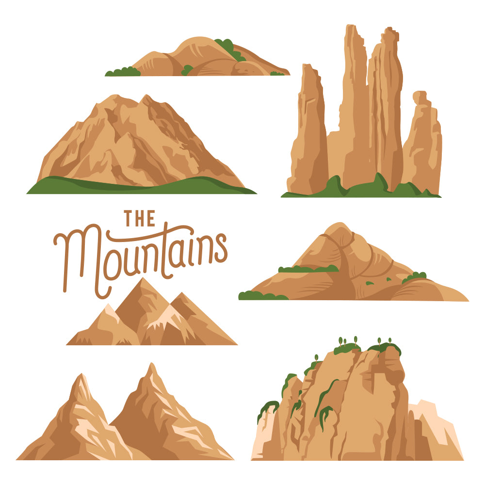 Mountain Bundle - Cricut File - VEKTOR KRAFT