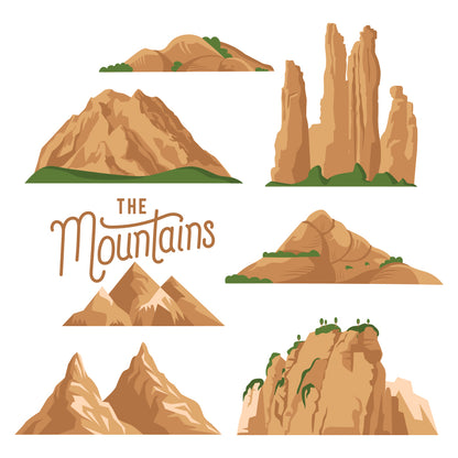 Mountain Bundle - Cricut File - VEKTOR KRAFT