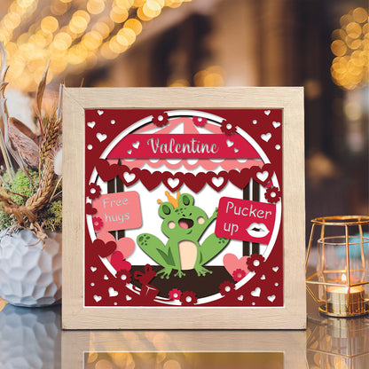 Valentine 6 – 3D Valentine Paper Cut Shadow Box File - Cricut File - (8x8 inches) - VEKTOR KRAFT