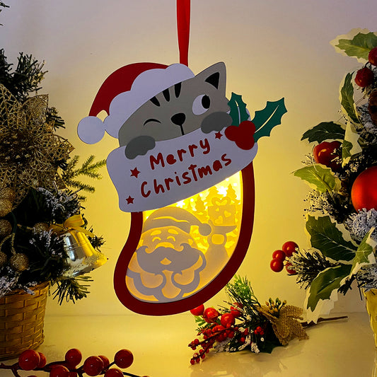 Santa Claus – 3D Box SVG File for Cricut & Silhouette