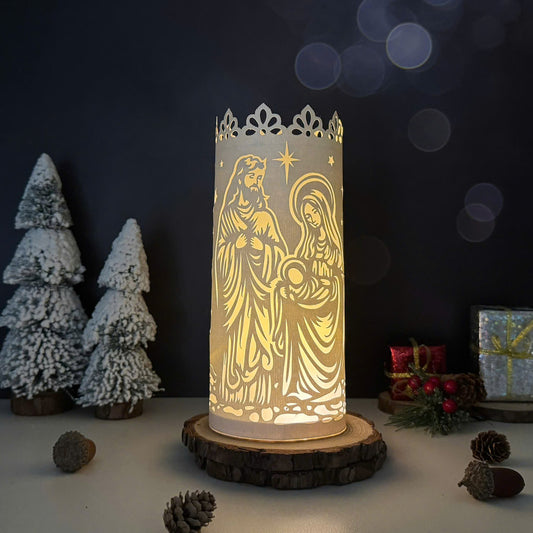 Nativity 2 – 3D Light Tube File - Cricut File - VEKTOR KRAFT