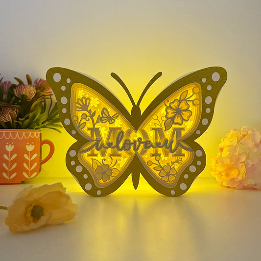 I Love You Mom – 3D Butterfly Box File - Cricut File - VEKTOR KRAFT
