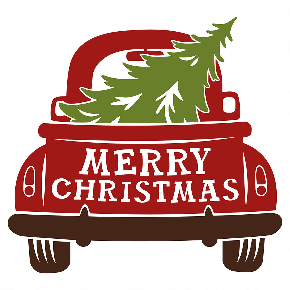 Christmas Truck - Christmas Cricut File - VEKTOR KRAFT