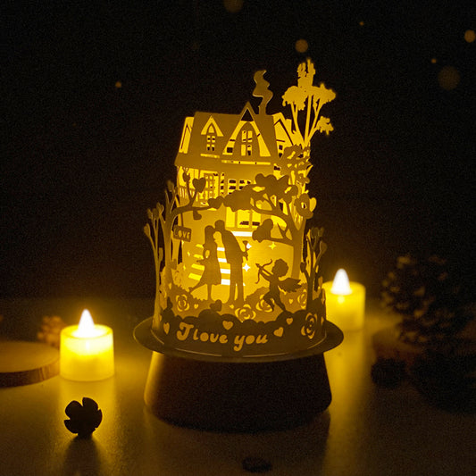 Love 2 - 3D Dome Lantern File - Cricut File  - VEKTOR KRAFT