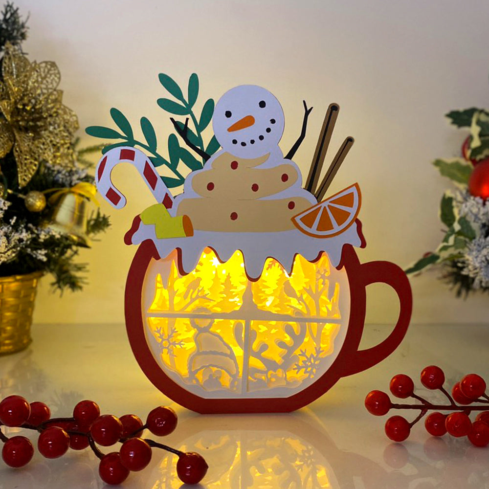 Christmas Reindeer – 3D Box SVG File for Cricut & Silhouette