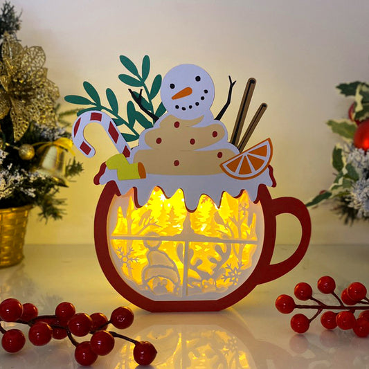 Christmas Reindeer – 3D Box SVG File for Cricut & Silhouette