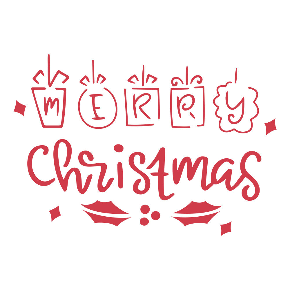 Merry Christmas Card - Christmas Cricut File - VEKTOR KRAFT