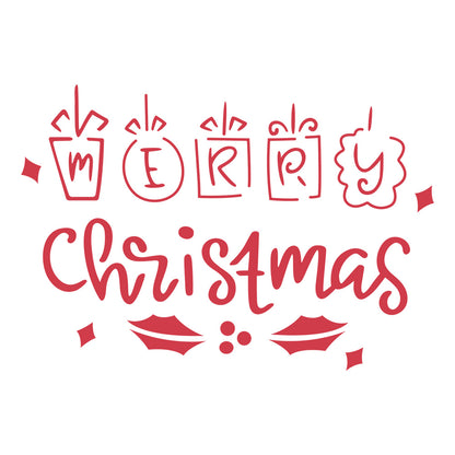 Merry Christmas Card - Christmas Cricut File - VEKTOR KRAFT