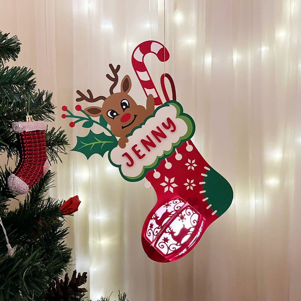 Socks 2 Custom - 3D Christmas Lantern File - Cricut File  - VEKTOR KRAFT