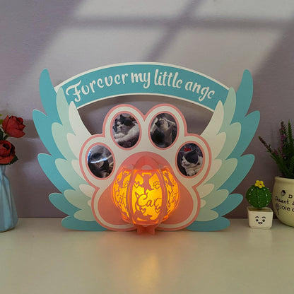 Memorial Pet Cat - 3D Animal Paper Cut Lantern File  - Cricut File  - VEKTOR KRAFT