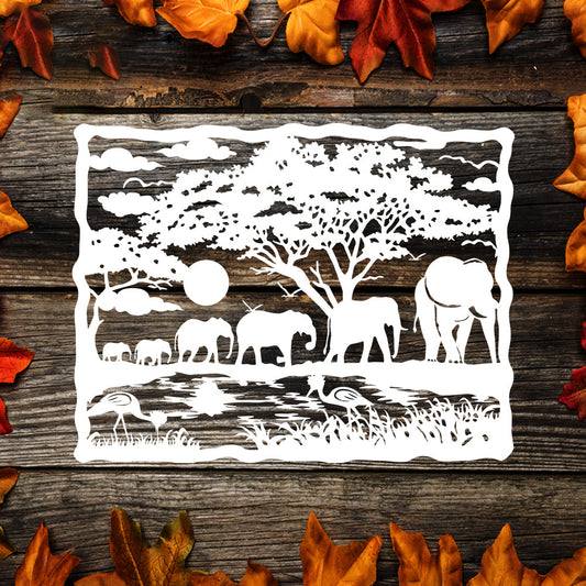 Elephant 1 – Kirigami - Cricut File - VEKTOR KRAFT