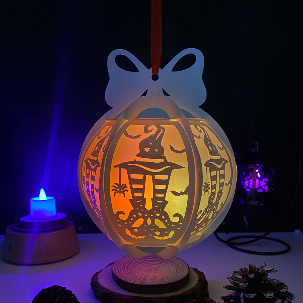 Witch Shoes – 3D Lantern SVG File for Cricut & Silhouette
