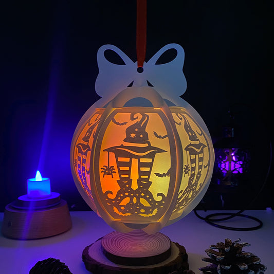 Witch Shoes - 3D Globe Lantern File - Cricut File - VEKTOR KRAFT