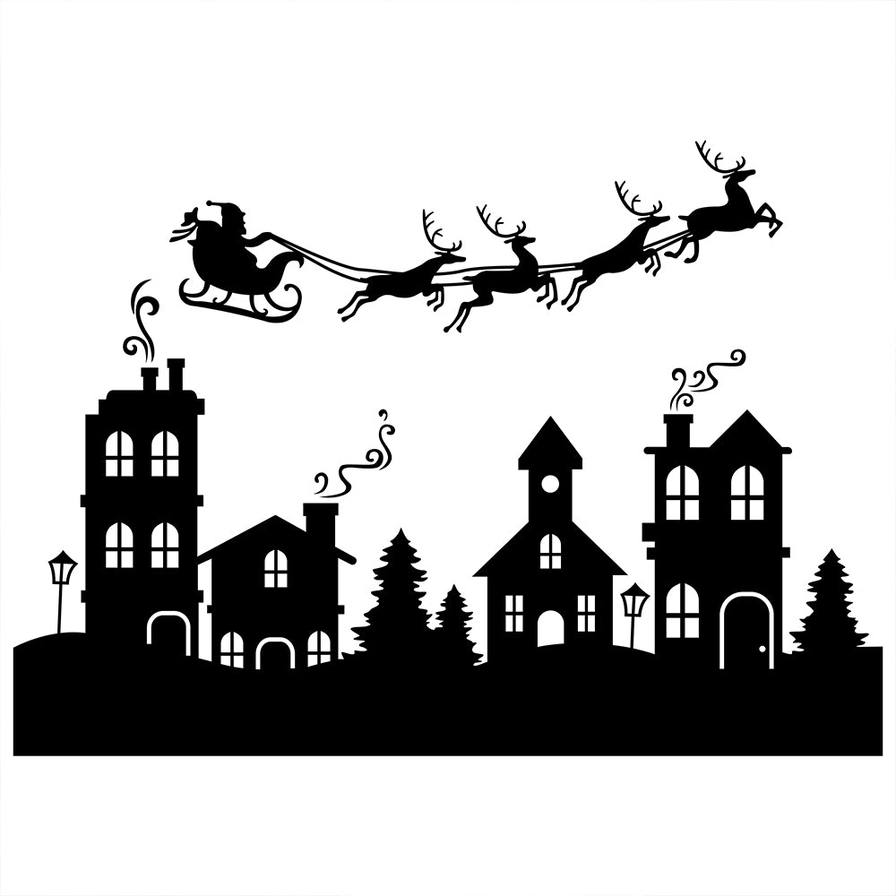 Christmas Village - Christmas Cricut File - VEKTOR KRAFT