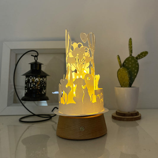 Cat Love - 3D Dome Lantern File - Cricut File  - VEKTOR KRAFT
