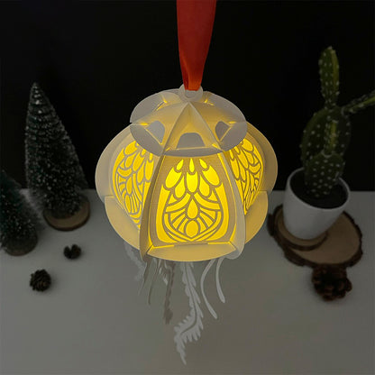 Jellyfish 2 - 3D Animal Paper Cut Lantern File  - Cricut File  - VEKTOR KRAFT