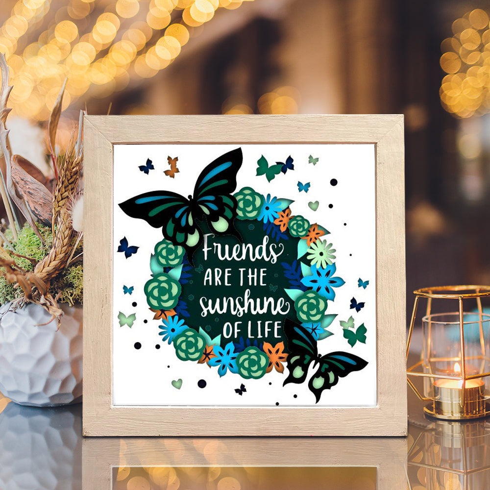 Friendship Quote 5 – 3D Shadow Box SVG File for Cricut & Silhouette