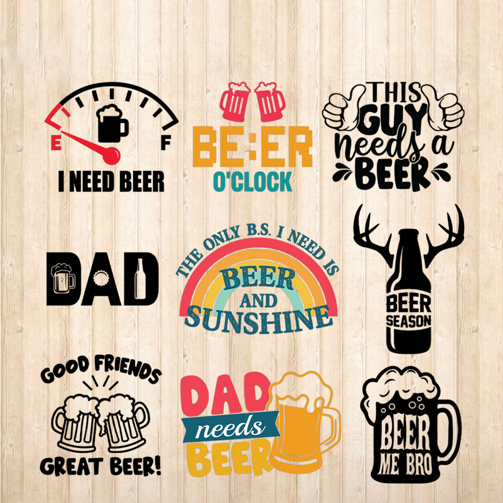 Beer – 3D Lightbox SVG File for Cricut & Silhouette