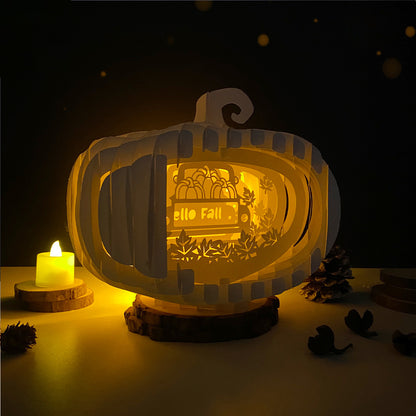 Autumn Truck – 3D Pop-Up Card SVG File for Cricut & Silhouette