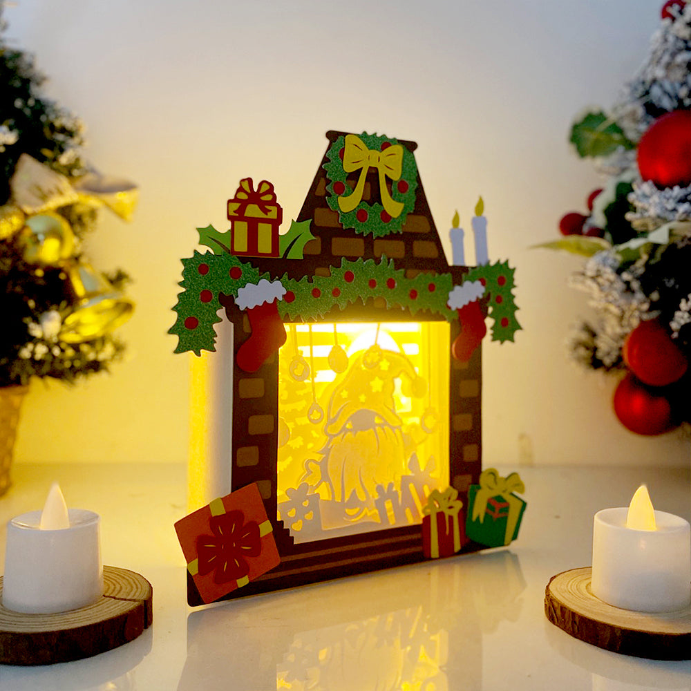 Christmas Gnome – 3D Box SVG File for Cricut & Silhouette