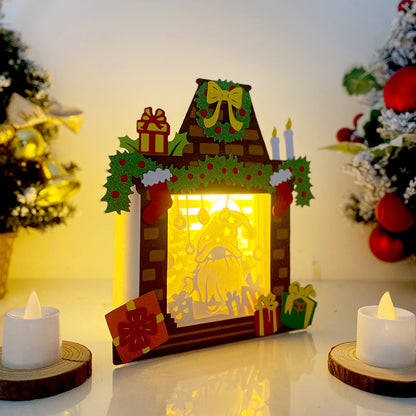 Christmas Gnome – 3D Box SVG File for Cricut & Silhouette
