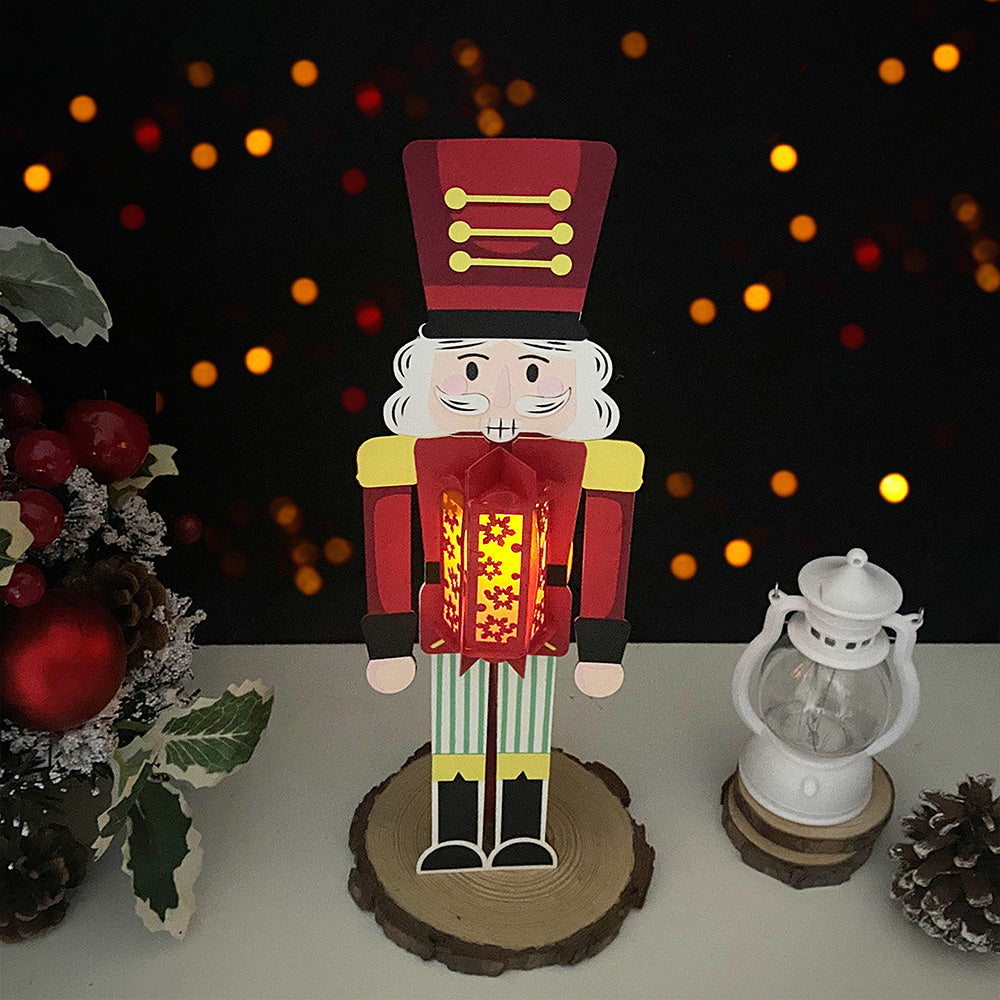 Nutcracker - 3D Christmas Lantern File - Cricut File  - VEKTOR KRAFT