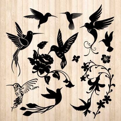 Hummingbirds - Cricut File - VEKTOR KRAFT