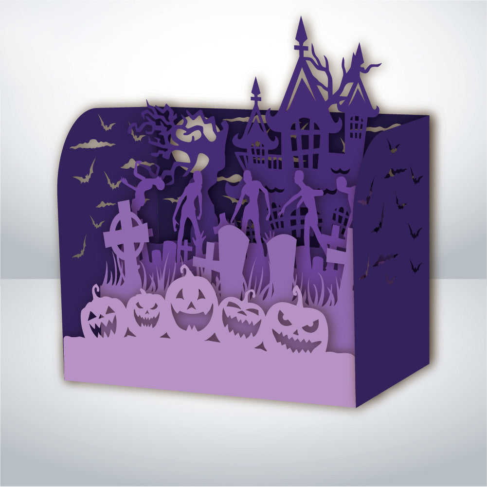 Halloween 1 – 3D Pop-Up Card SVG File for Cricut & Silhouette