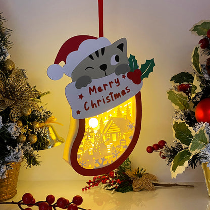 Christmas Snowman 2 – 3D Box SVG File for Cricut & Silhouette