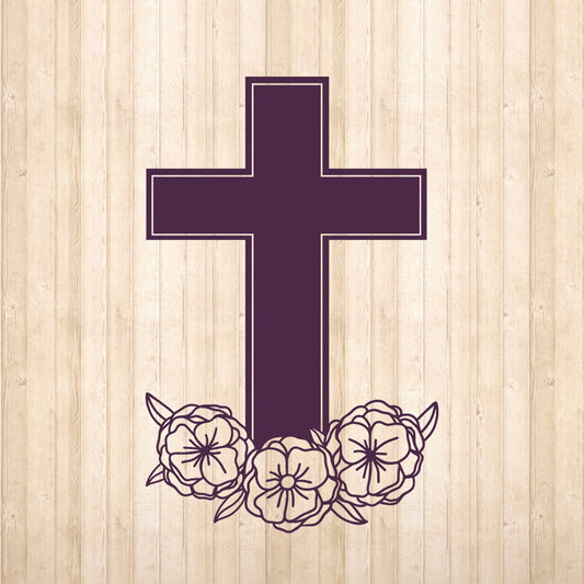 Floral Cross - Cricut File - VEKTOR KRAFT