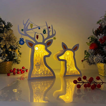 Christmas Village – 3D Box SVG File for Cricut & Silhouette