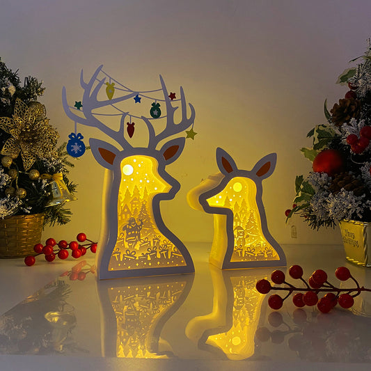 Christmas Village – 3D Box SVG File for Cricut & Silhouette