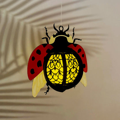 Ladybug - 3D Animal Paper Cut Lantern File  - Cricut File  - VEKTOR KRAFT